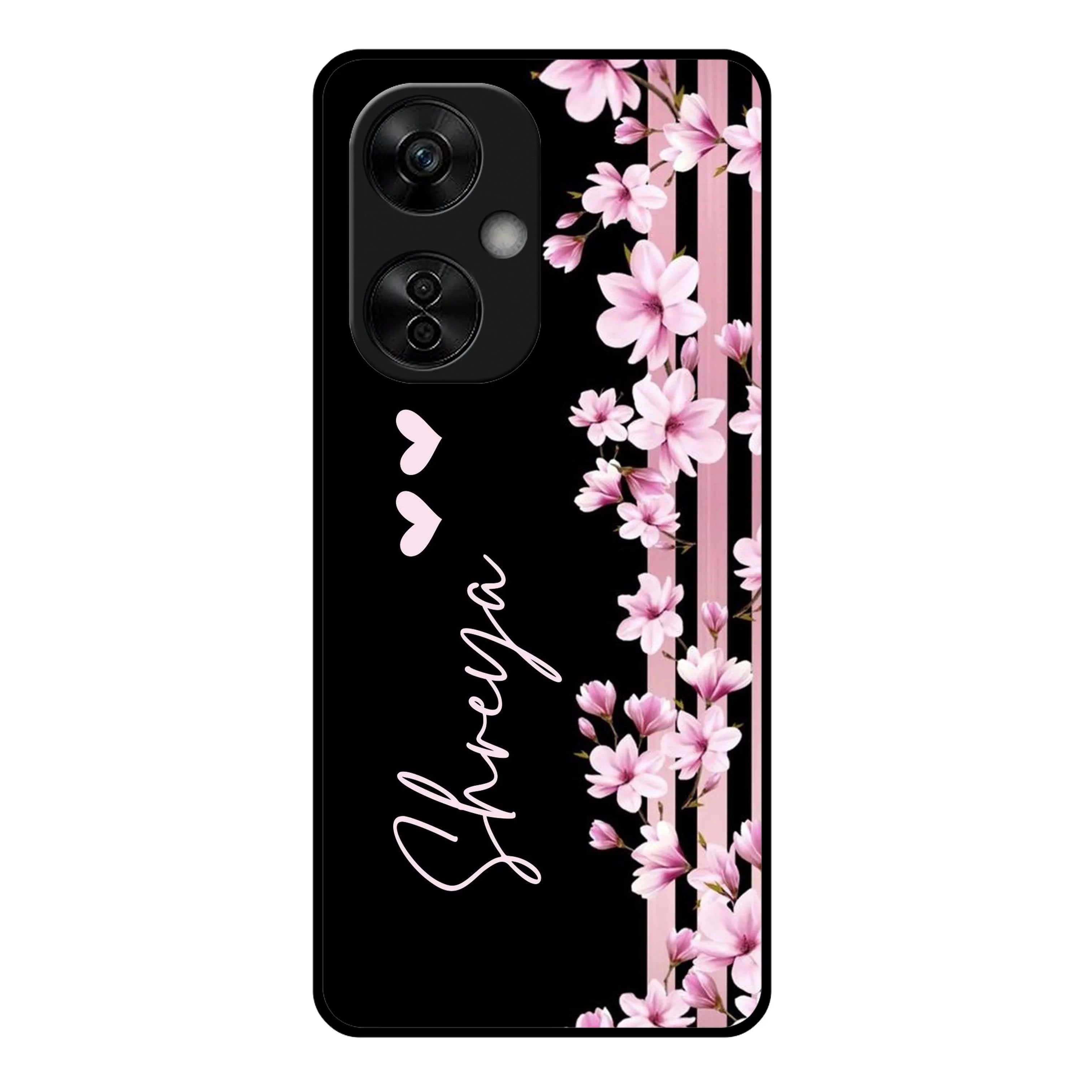 Pink Floral Customize Metal Case Cover For Oneplus - ShopOnCliQ