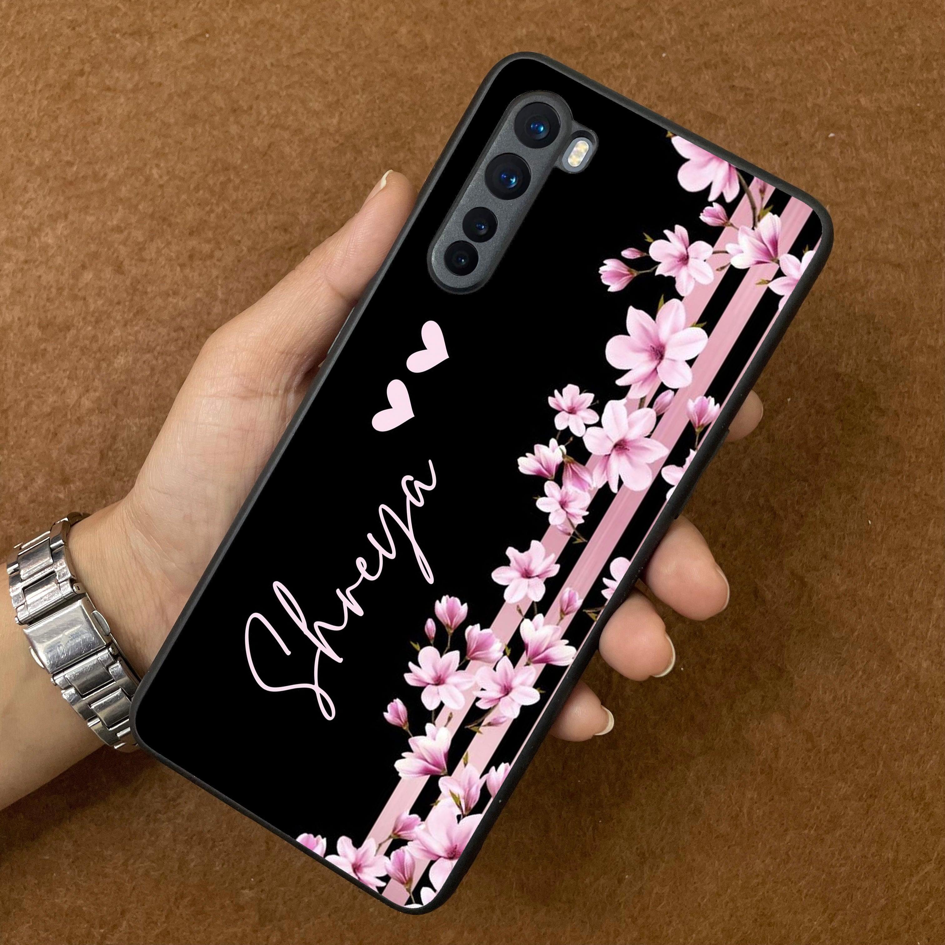Pink Floral Customize Metal Case Cover For Oneplus - ShopOnCliQ