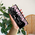 Pink Floral Customize Metal Case Cover For Samsung - ShopOnCliQ
