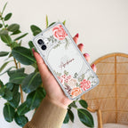 Pink Floral Transparent Silicon Case For Nothing - ShopOnCliQ
