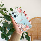 Pink Floral Anti Yellow Case For OnePlus Nord CE 2 5G