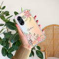 Pink Floral Anti Yellow Case For Oppo Reno 8T 5G