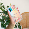 Pink Floral Anti Yelllow Case For Realme 9 Pro Plus 5G / Realme Narzo 50 Pro (5G) / Realme 9 4G