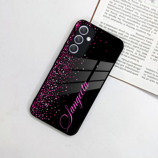 Pink Glitter Customize Glass Case Cover For Samsung ShopOnCliQ