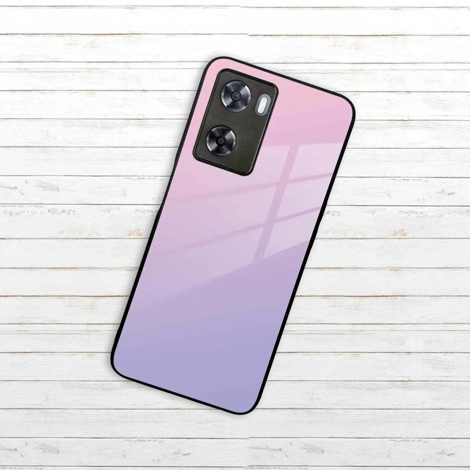 Pink Gradient Glass Case Cover For Oppo - ShopOnCliQ