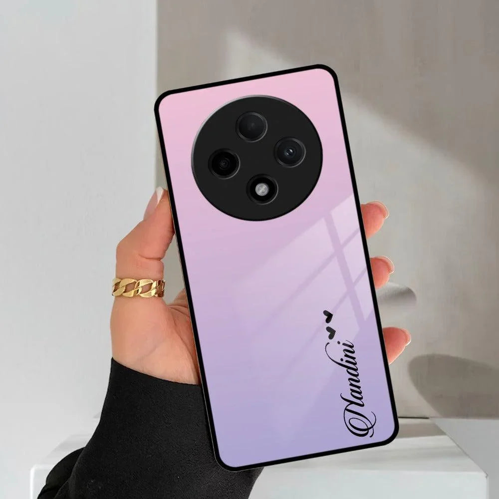 Pink Gradient Glass Case Cover For Oppo - ShopOnCliQ