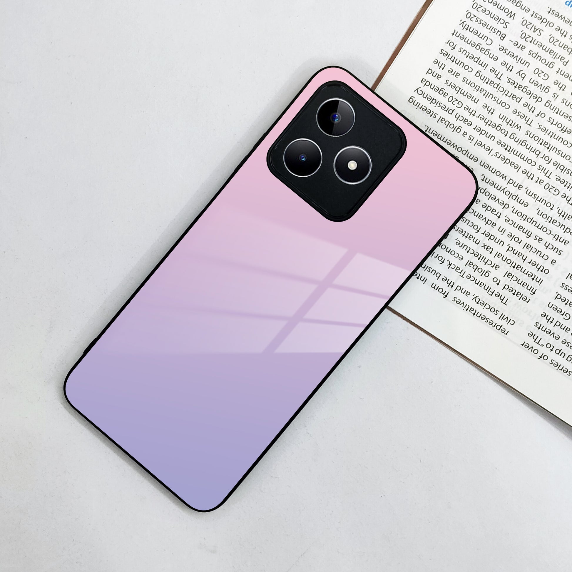 Pink Gradient Glass Case Cover For Realme/Narzo ShopOnCliQ