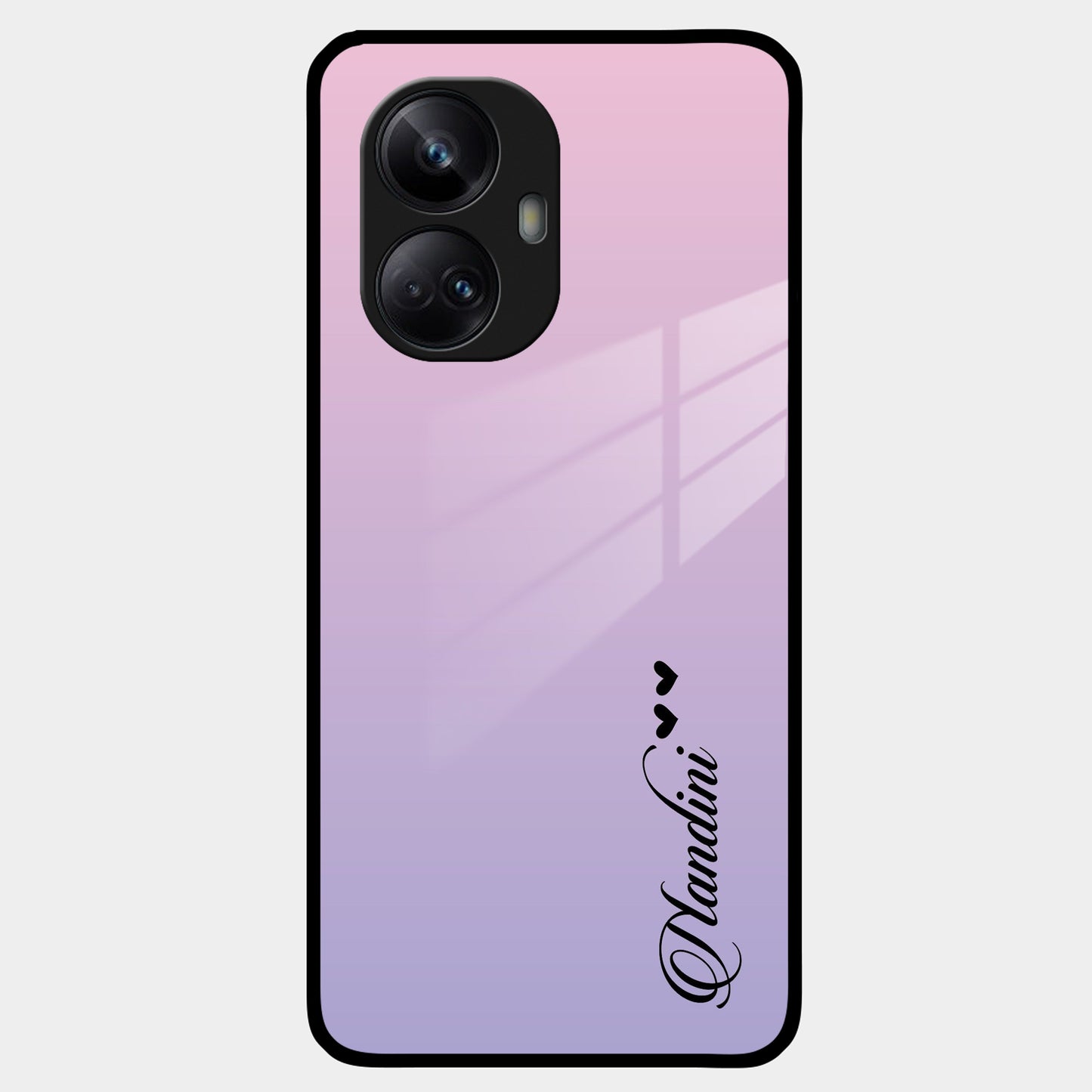 Pink Gradient Glass Case Cover For Realme/Narzo ShopOnCliQ