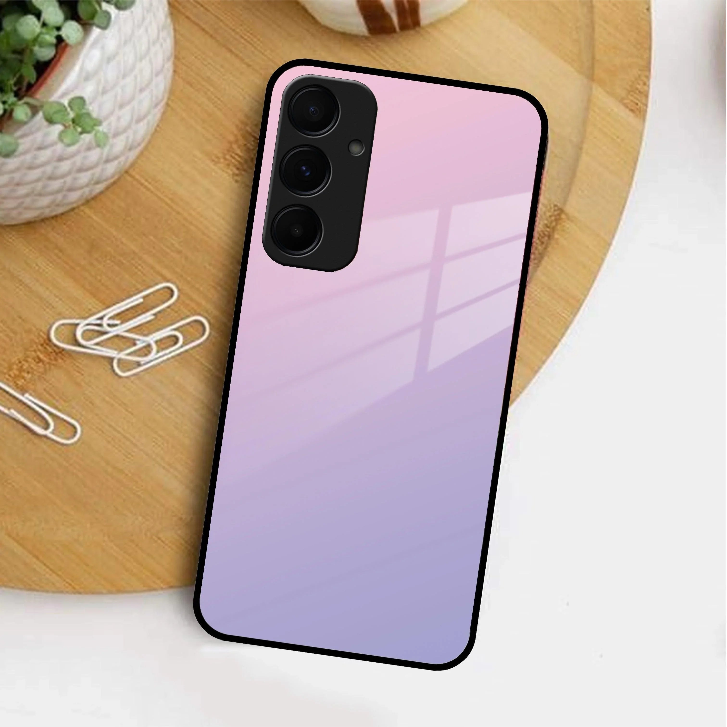 Pink Gradient Glass Case Cover For Samsung - ShopOnCliQ