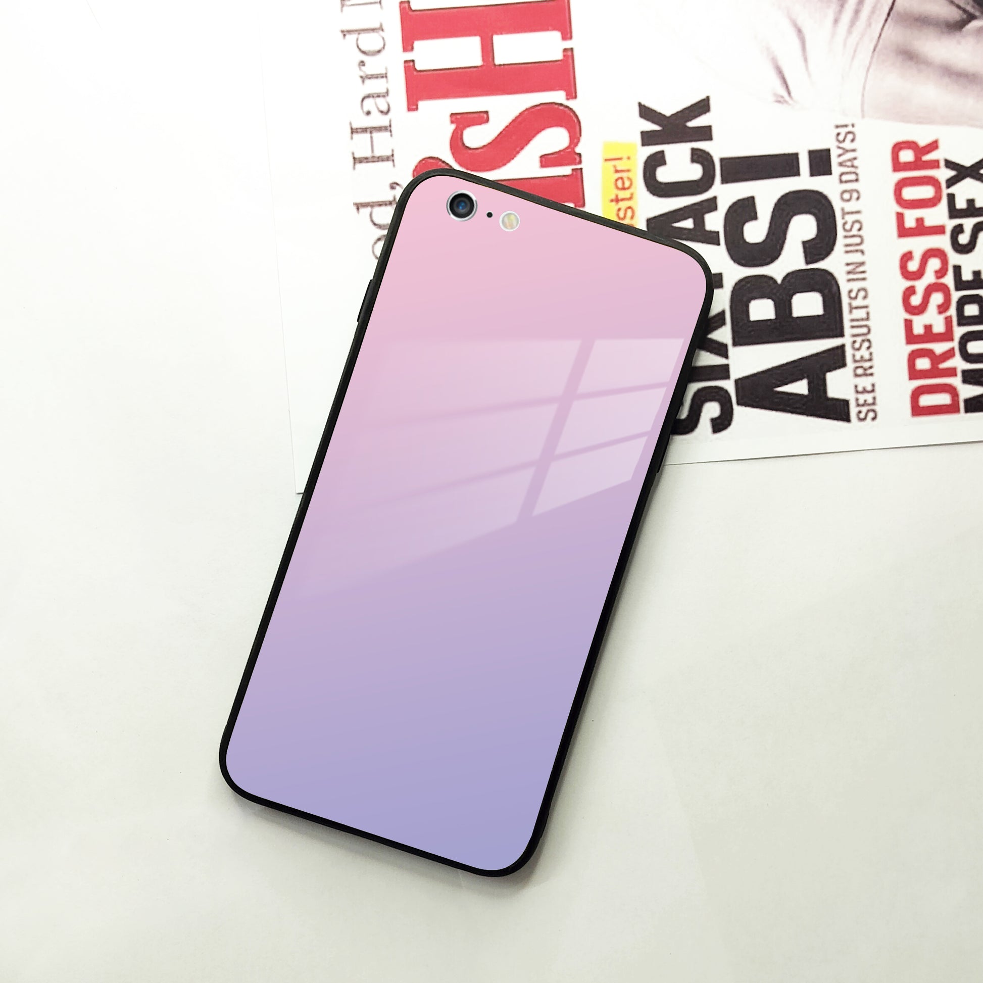 Pink Gradient Glass Case Cover For iPhone ShopOnCliQ