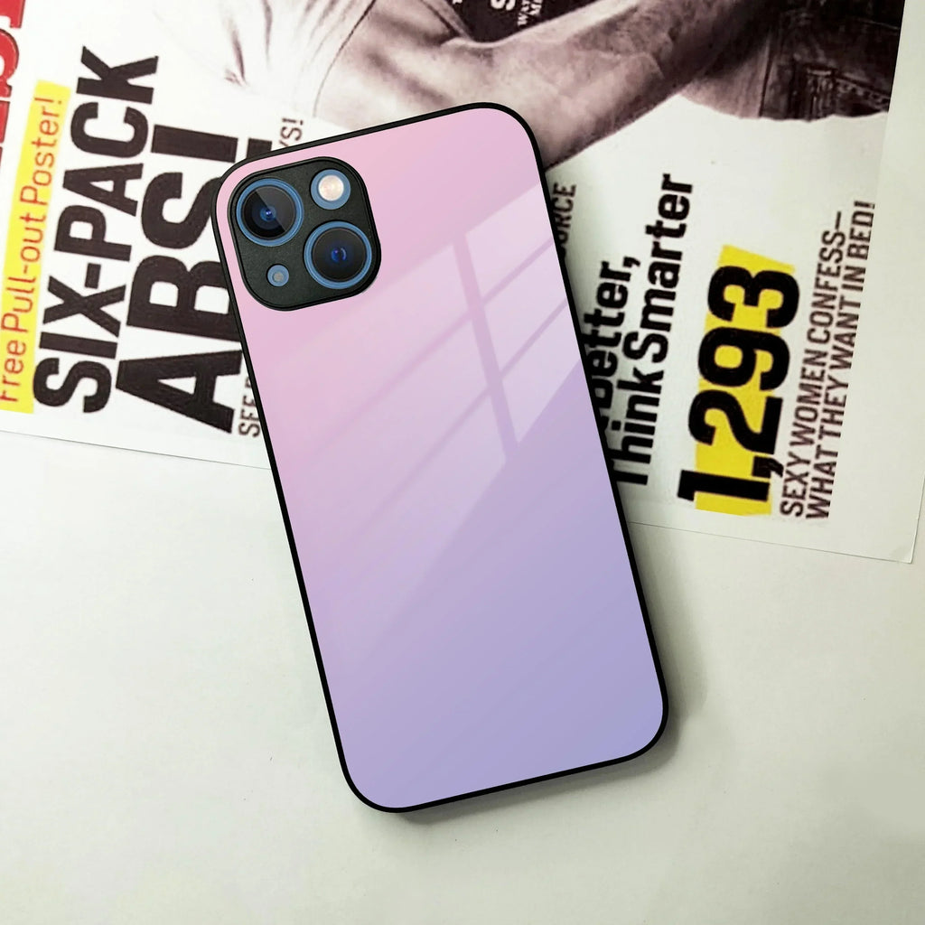 Pink Gradient Glass Case Cover For iPhone - ShopOnCliQ