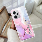 Pink Gradient Marble Customize Transparent Silicon Case For Redmi/Xiaomi - ShopOnCliQ