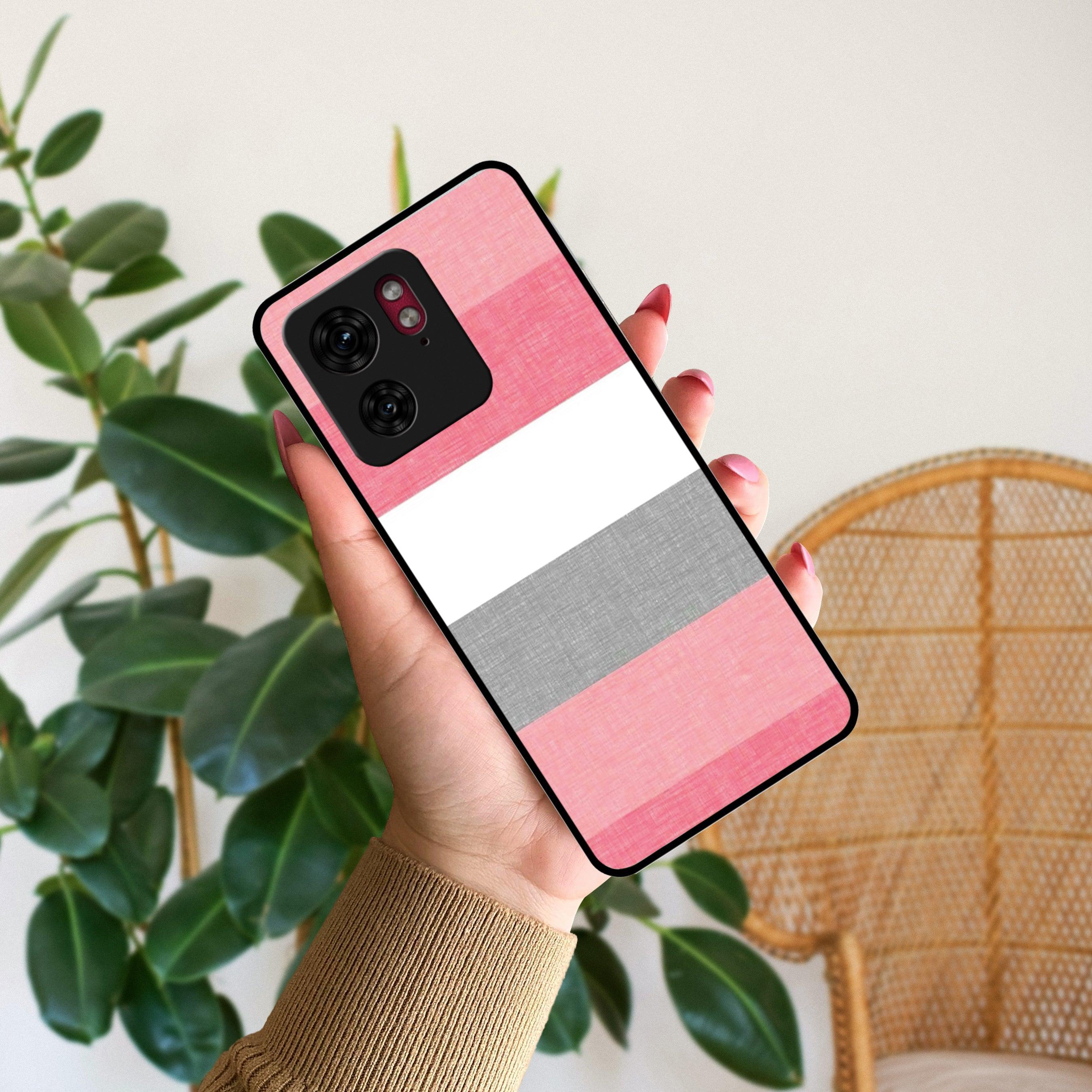 Pink Hues Harmony Glossy Metal Case Cover For Motorola - ShopOnCliQ