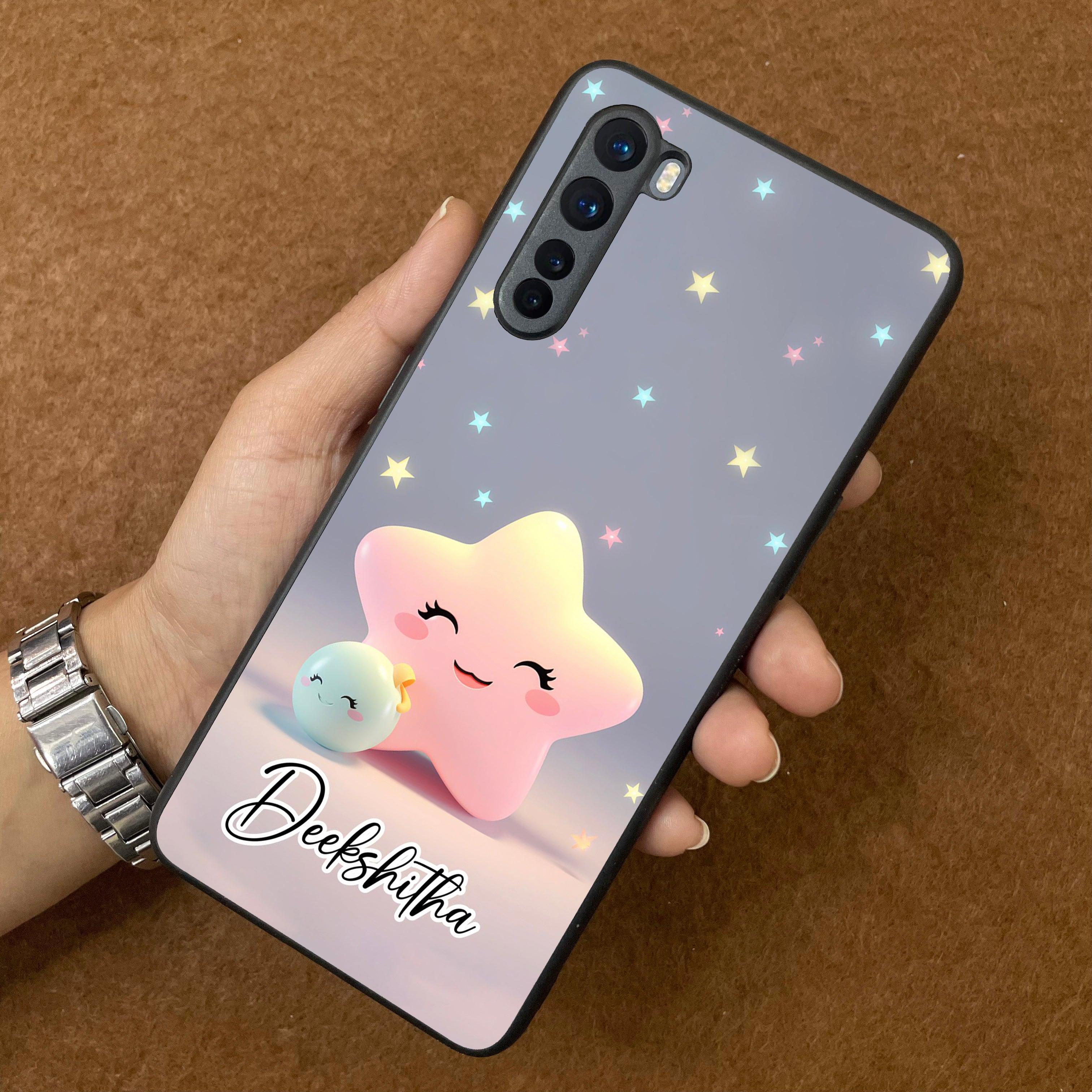 Pink Star Glossy Metal Case Cover For OnePlus - ShopOnCliQ