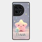 Pink Star Glossy Metal Case Cover For OnePlus - ShopOnCliQ