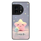 Pink Star Glossy Metal Case Cover For OnePlus - ShopOnCliQ