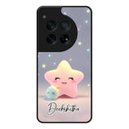 Pink Star Glossy Metal Case Cover For OnePlus - ShopOnCliQ