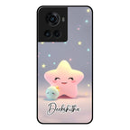 Pink Star Glossy Metal Case Cover For OnePlus - ShopOnCliQ
