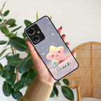 Pink Star Glossy Metal Case Cover For Oppo - ShopOnCliQ