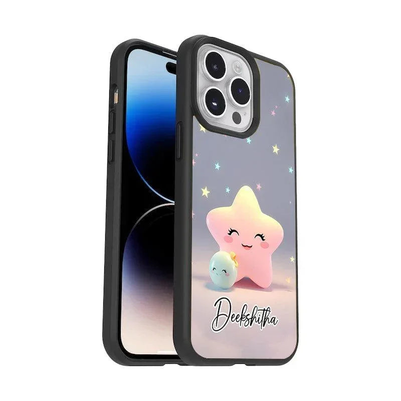 Pink Star Glossy Metal Case Cover For Poco - ShopOnCliQ