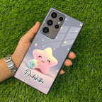 Pink Star Glossy Metal Case Cover For Samsung - ShopOnCliQ