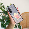 Pink Star Glossy Metal Case Cover For Samsung - ShopOnCliQ