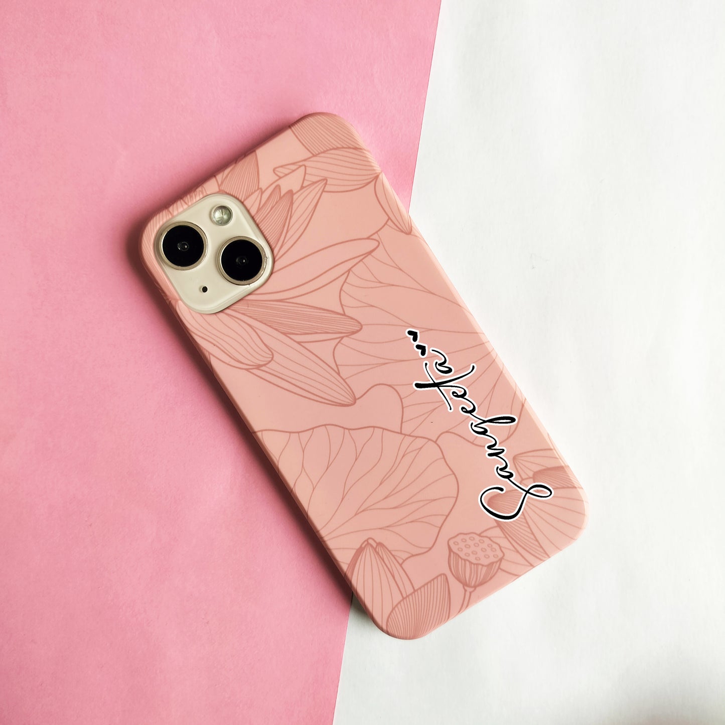luxury leaves Pastel Patterns Hard Matte Case Covers