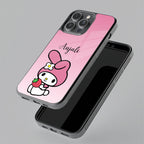 Pink Bunny Glass Case Cover For OnePlus - ShopOnCliQ