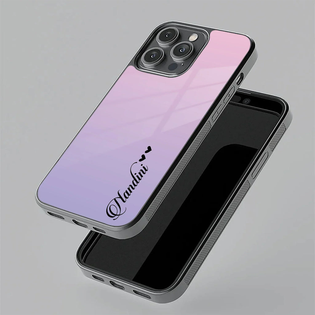 Pink Gradient Glass Case Cover For iPhone - ShopOnCliQ