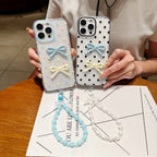 Polka Bow Chic Phone Case