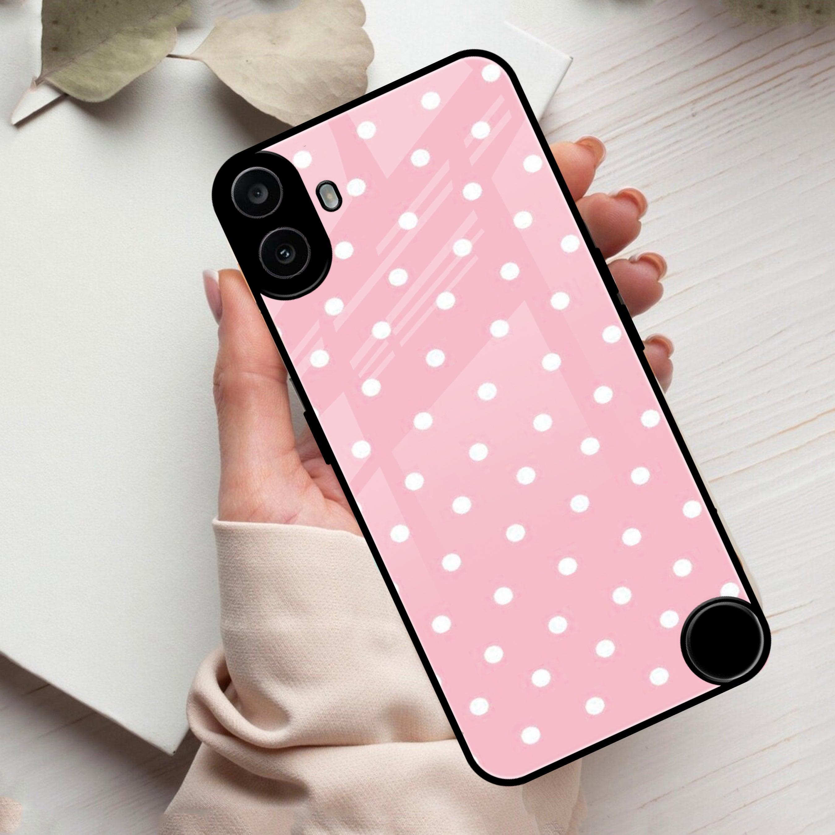 Pollaka Dot Glossy Metal Case Cover For Nothing - ShopOnCliQ