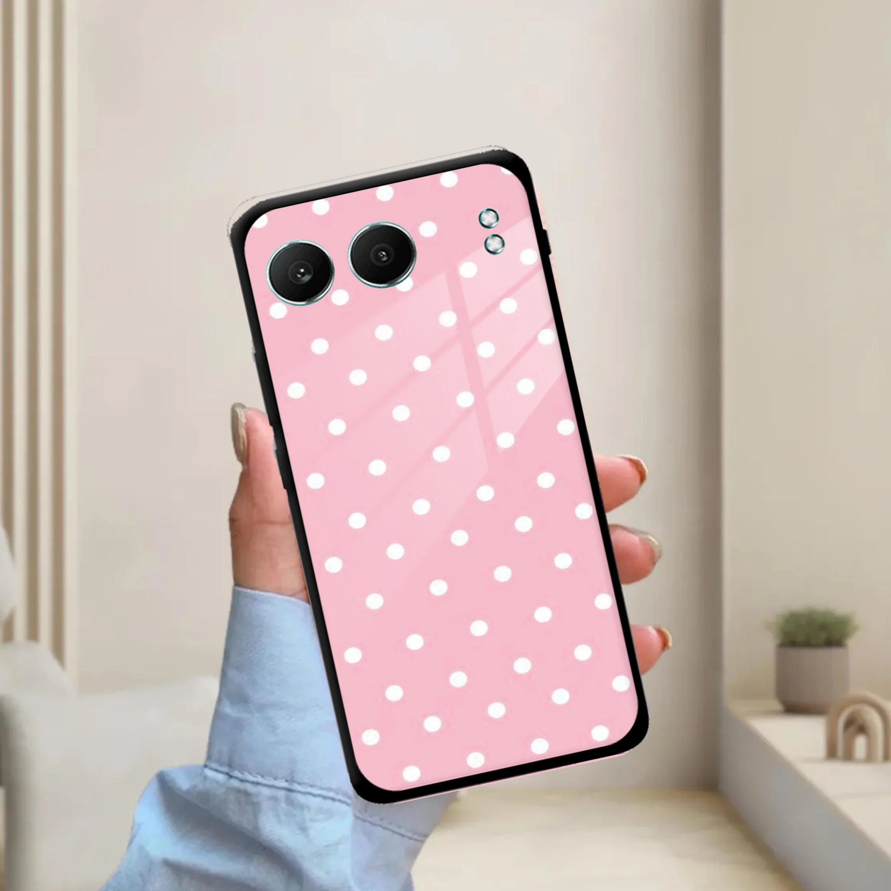 Pollaka Dot Glossy Metal Case Cover For OnePlus - ShopOnCliQ