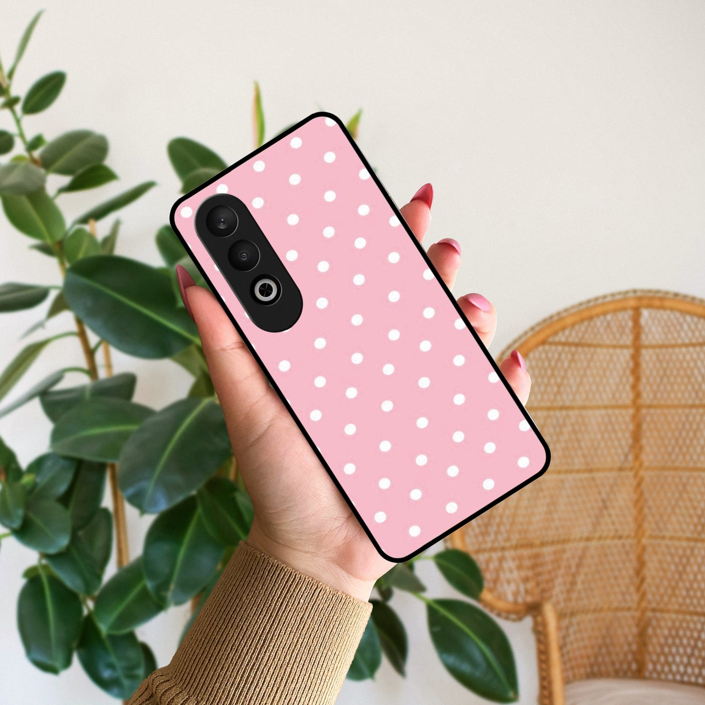 Pollaka Dot Glossy Metal Case Cover For Oppo ShopOnCliQ