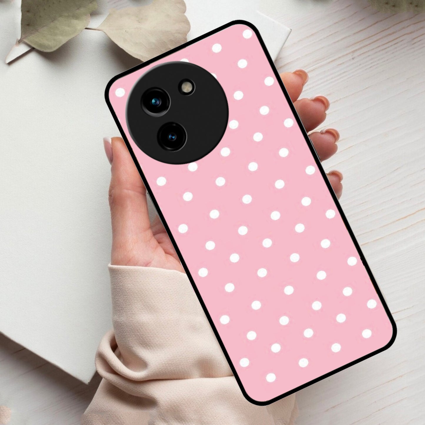 Pollaka Dot Glossy Metal Case Cover For Vivo ShopOnCliQ