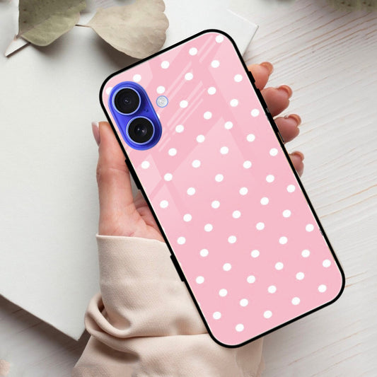 Pollaka Dot Glossy Metal Case Cover For iPhone - ShopOnCliQ