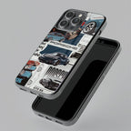 Porsche Group Art Glass Case Cover For Motorola - ShopOnCliQ