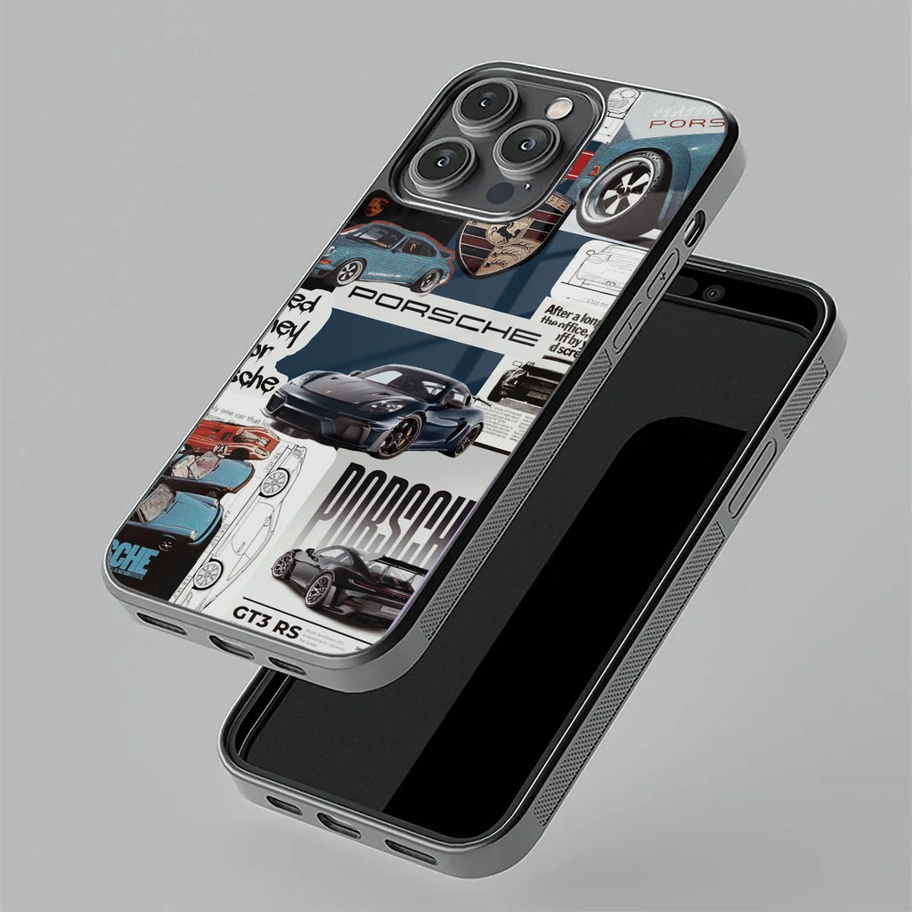 Porsche Group Art Glass Case Cover For OnePlus - ShopOnCliQ