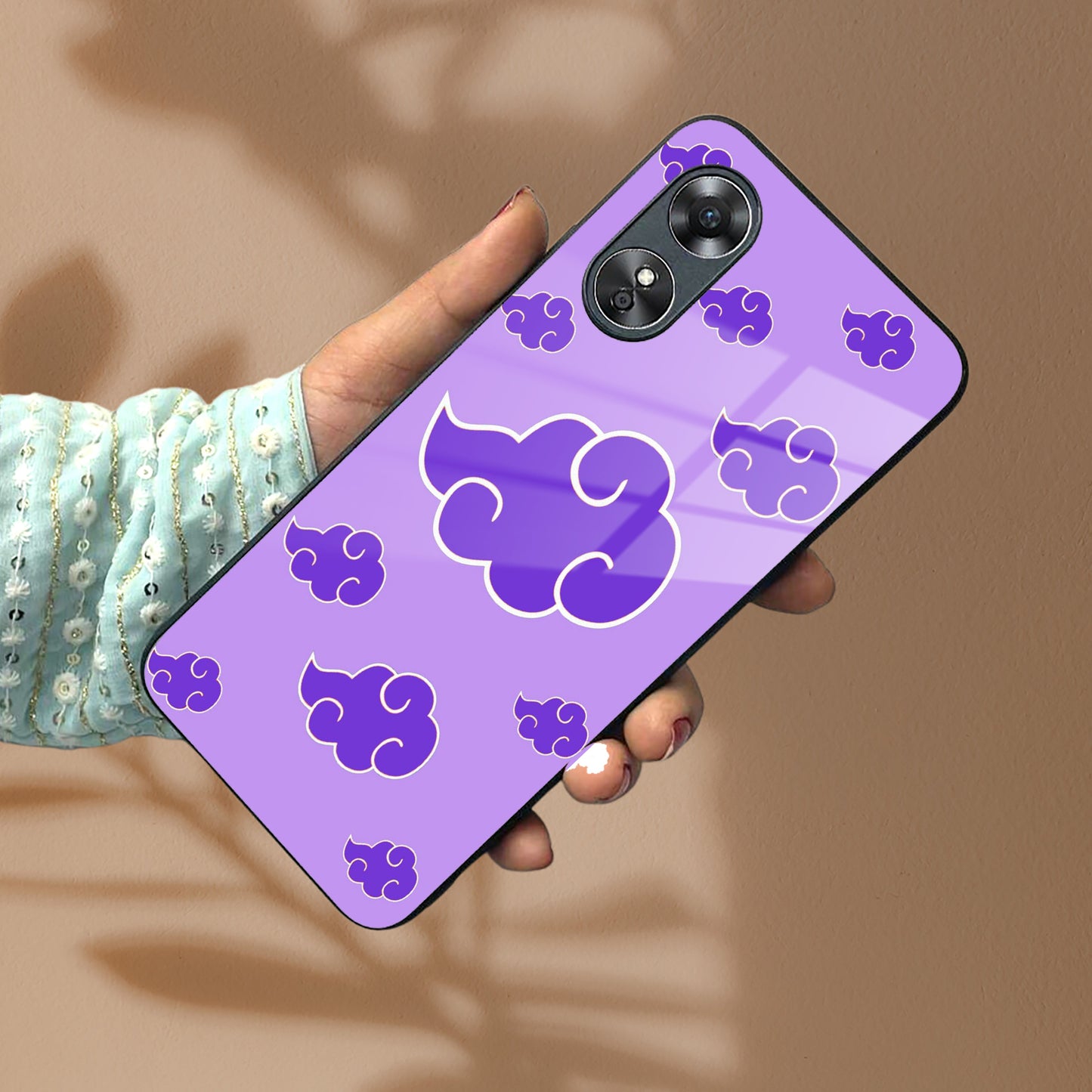 Purple Cloud Mobile Glass Phone Case Cover For Oppo ShopOnCliQ