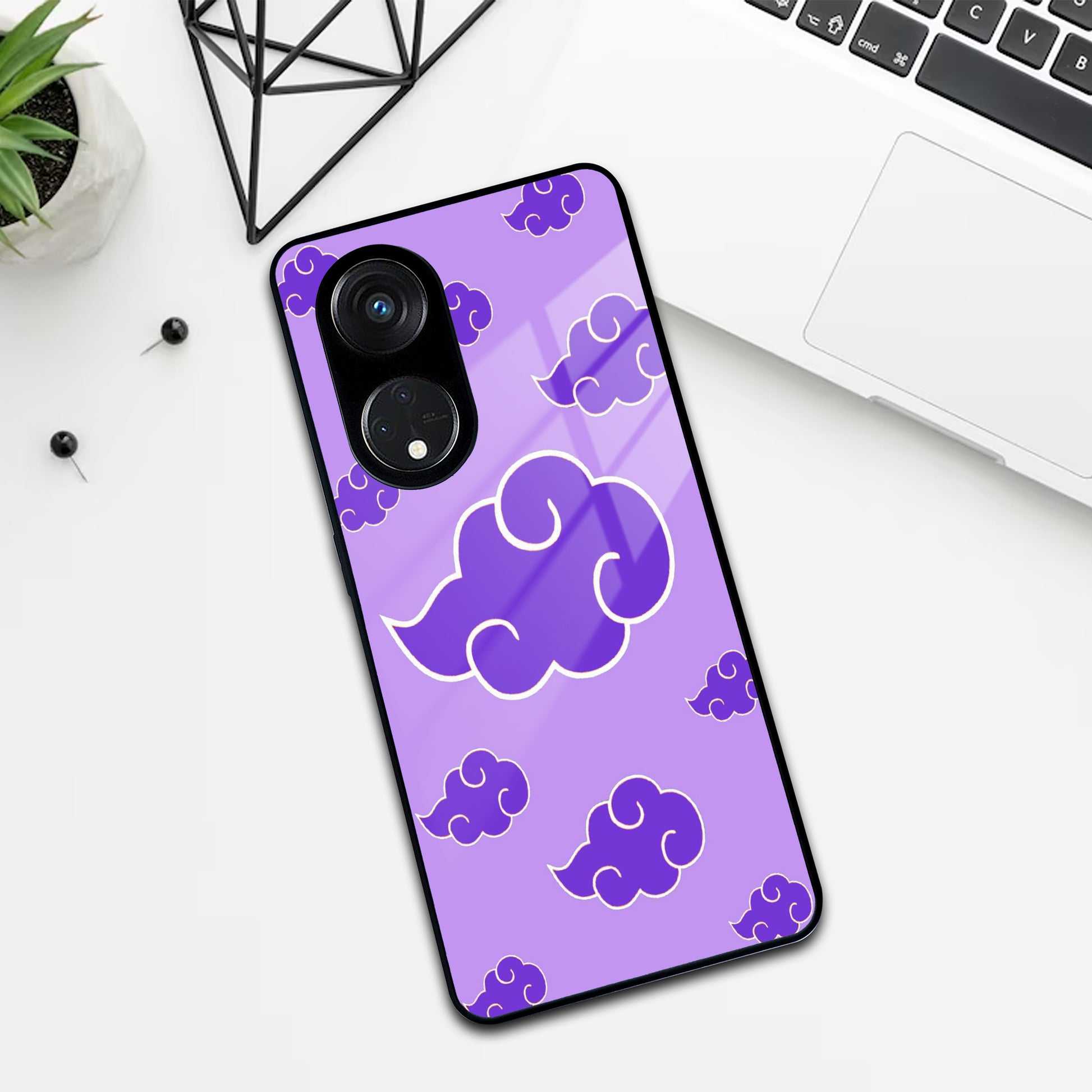 Purple Cloud Mobile Glass Phone Case Cover For Oppo ShopOnCliQ