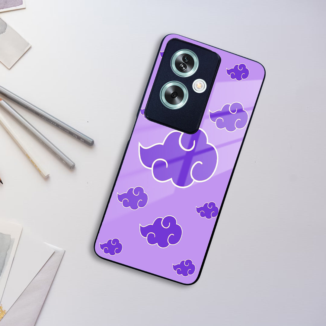 Purple Cloud Mobile Glass Phone Case Cover For Oppo ShopOnCliQ