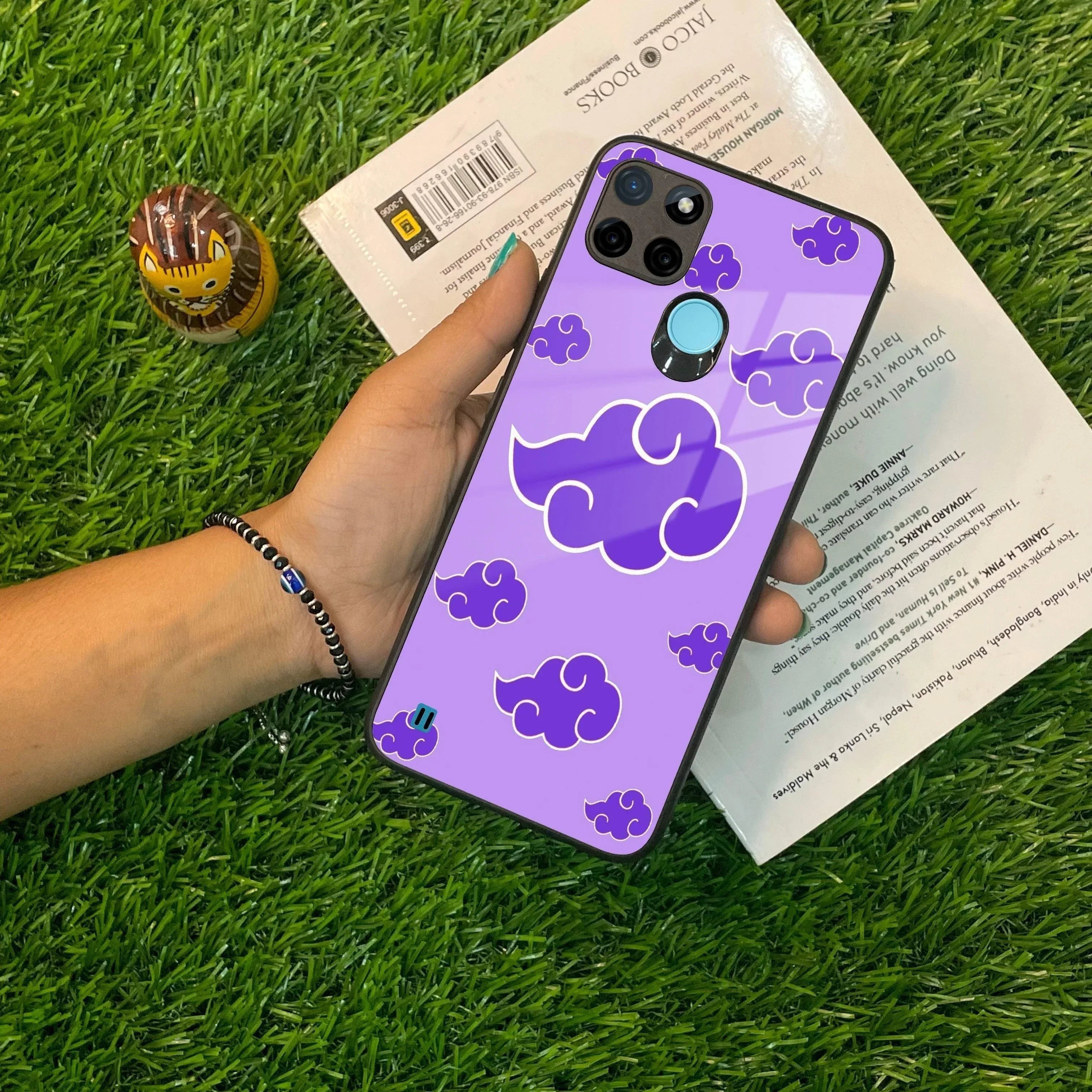 Purple Cloud Mobile Glass Phone Case Cover For Realme/Narzo - ShopOnCliQ
