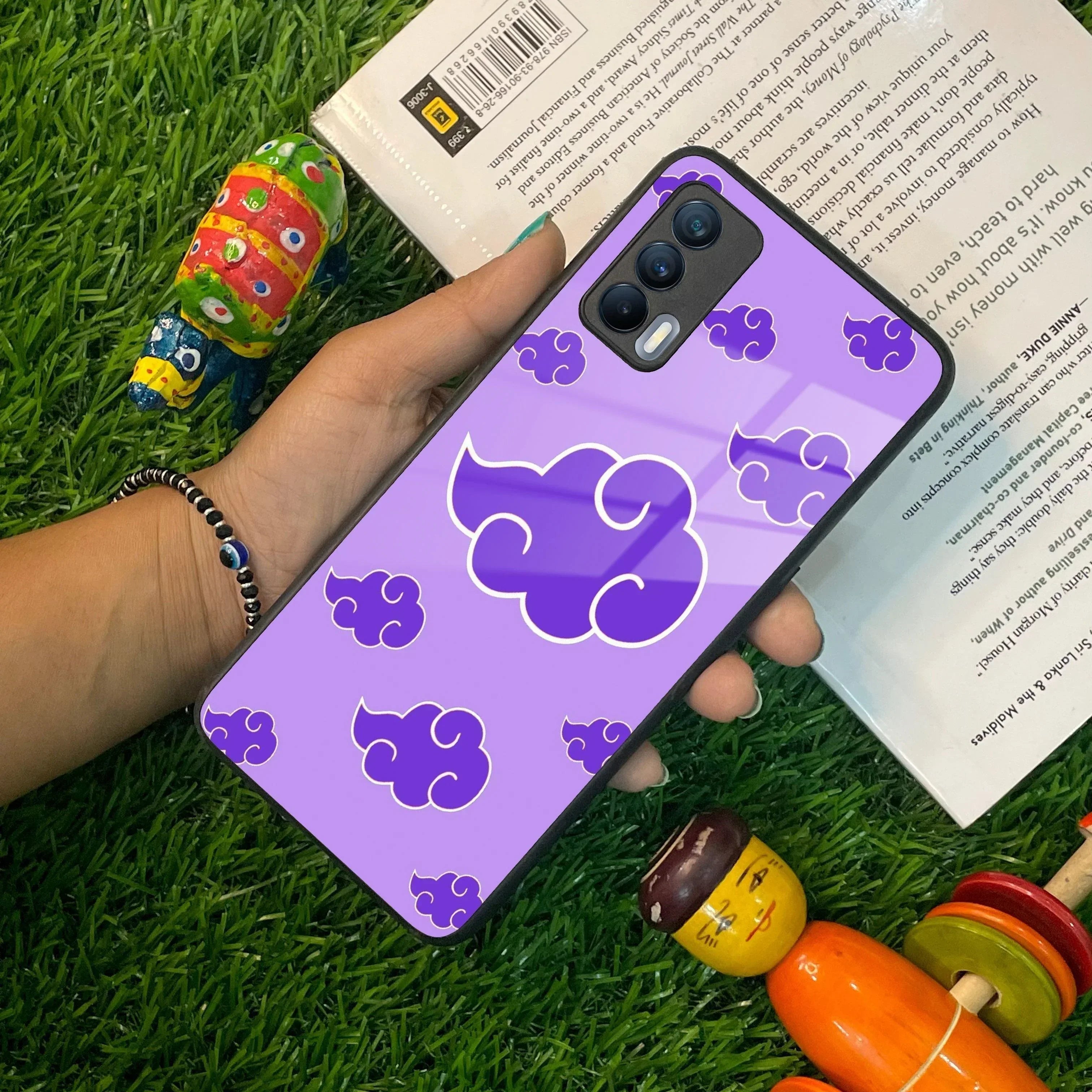 Purple Cloud Mobile Glass Phone Case Cover For Realme/Narzo - ShopOnCliQ