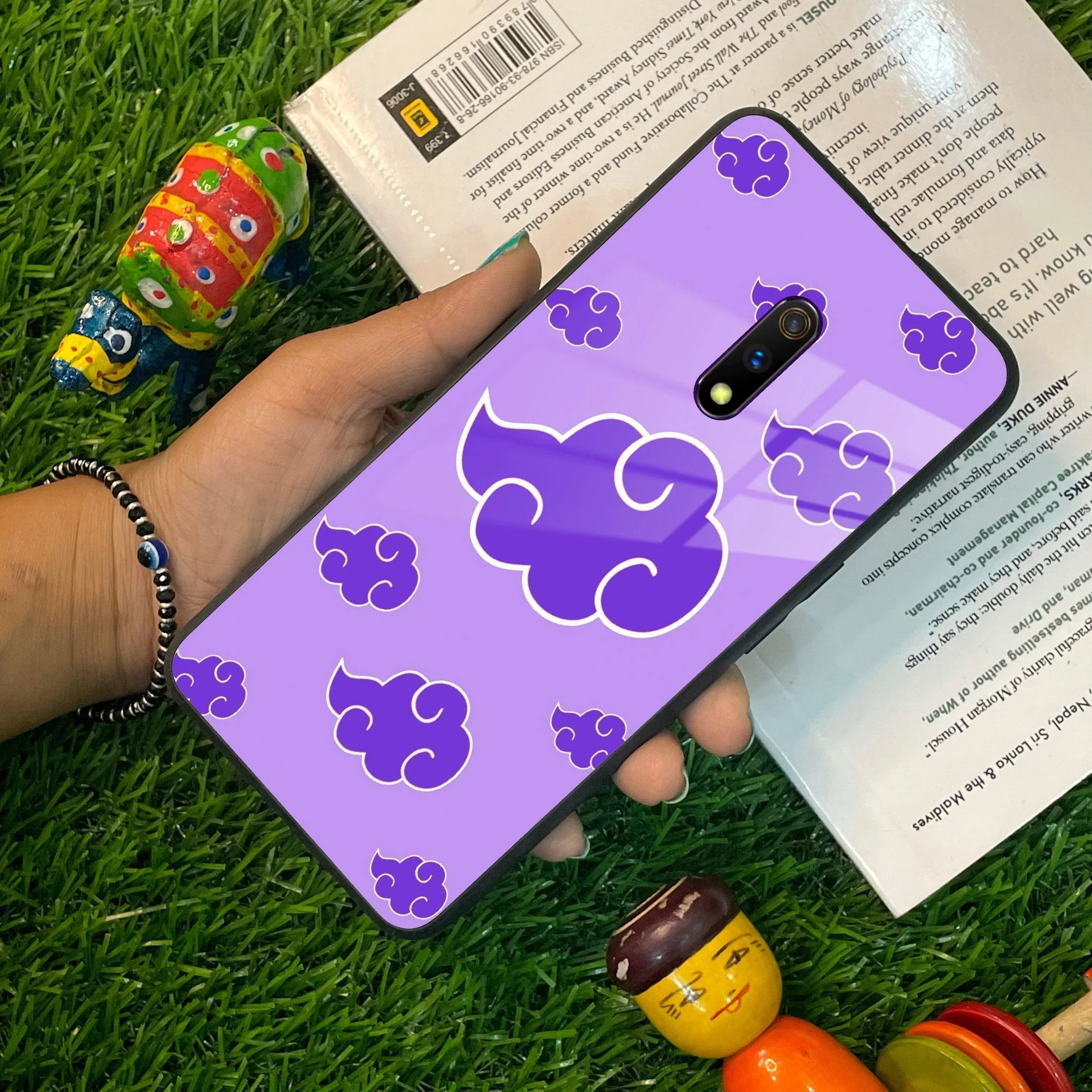 Purple Cloud Mobile Glass Phone Case Cover For Realme/Narzo - ShopOnCliQ