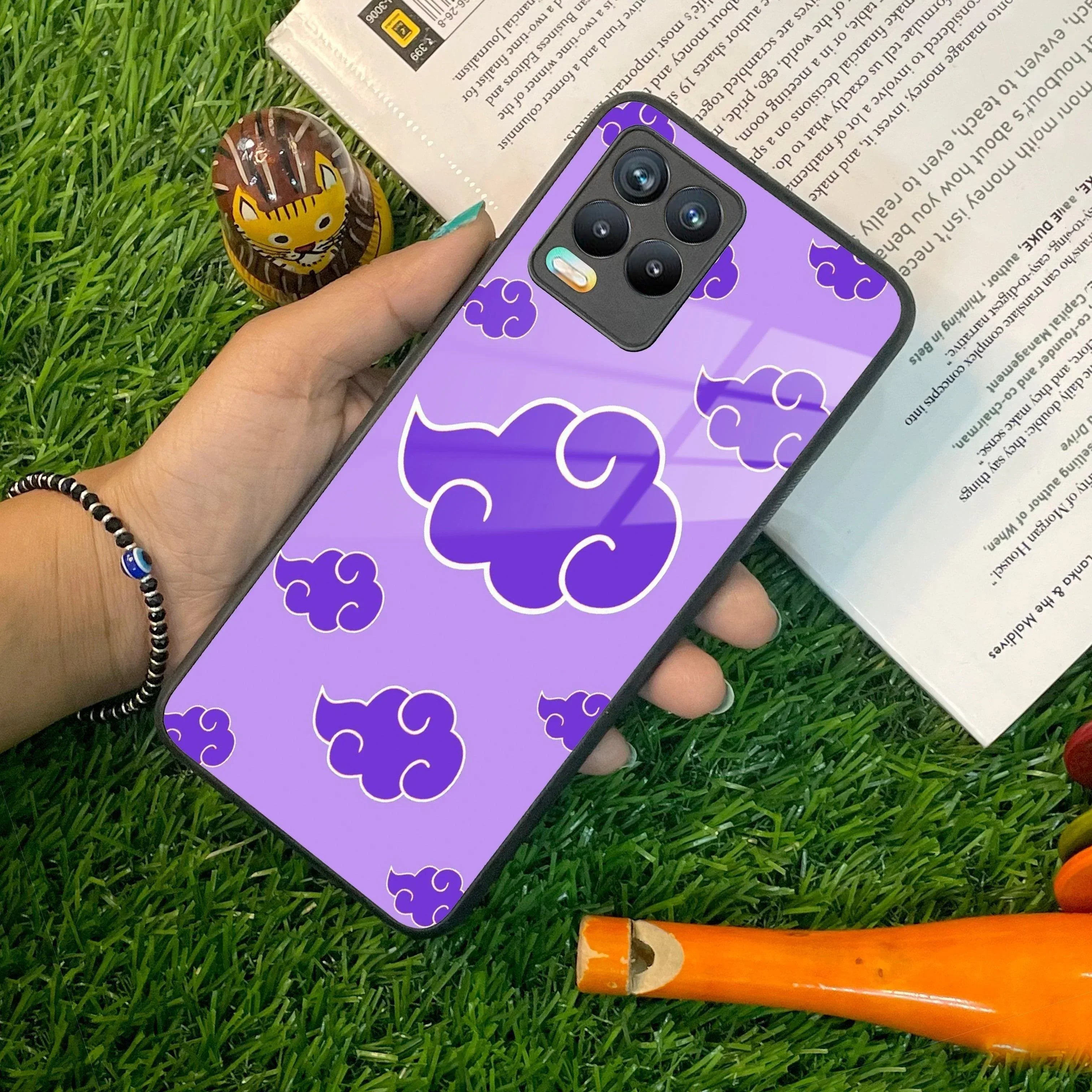 Purple Cloud Mobile Glass Phone Case Cover For Realme/Narzo - ShopOnCliQ
