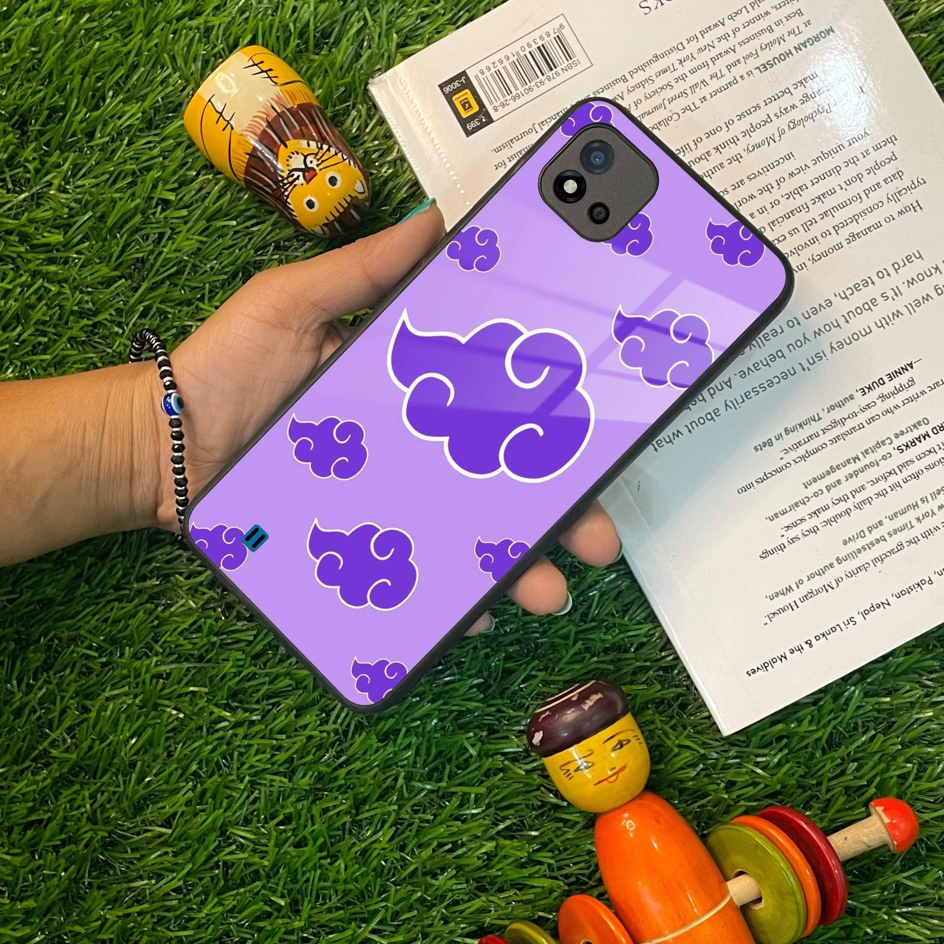 Purple Cloud Mobile Glass Phone Case Cover For Realme/Narzo - ShopOnCliQ