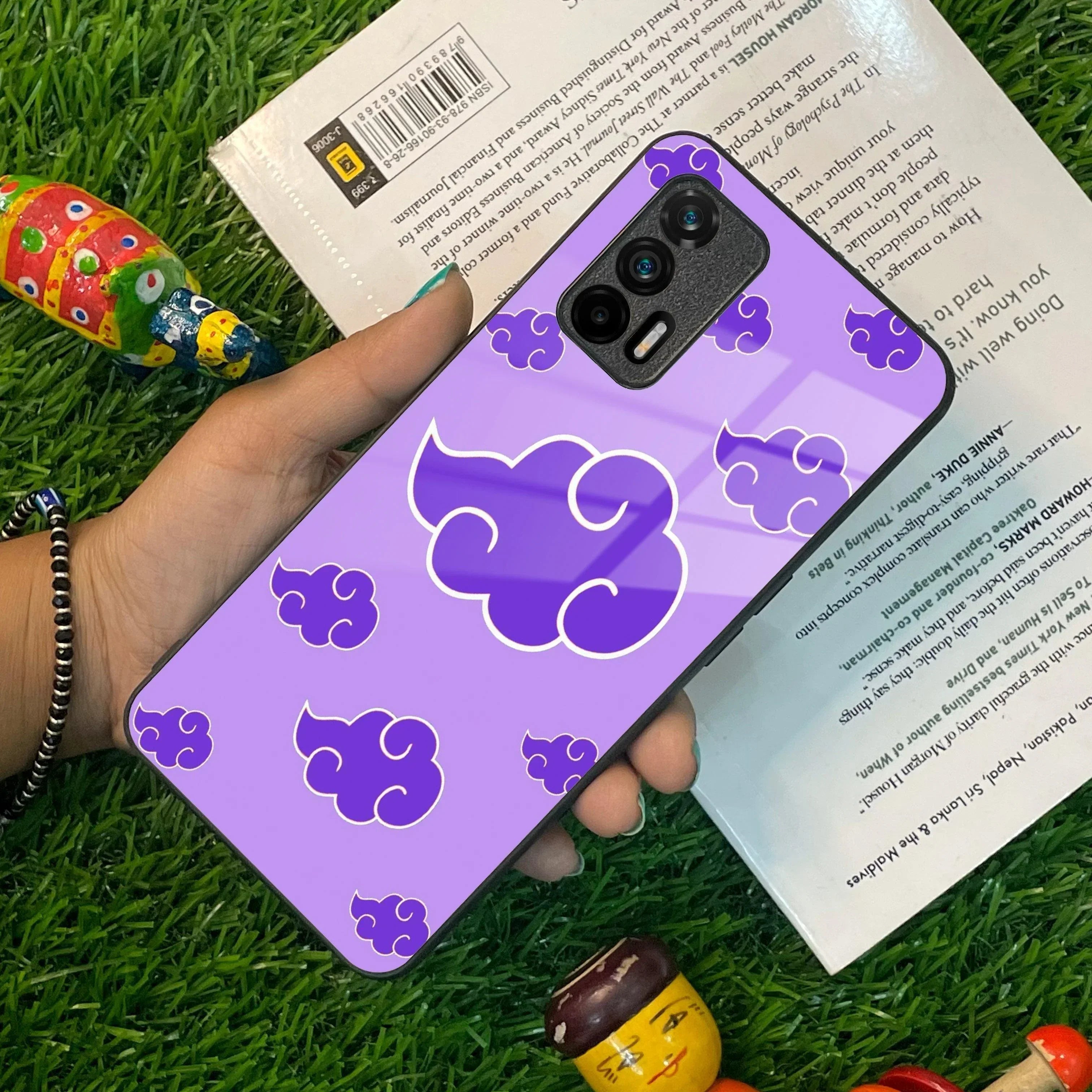 Purple Cloud Mobile Glass Phone Case Cover For Realme/Narzo - ShopOnCliQ
