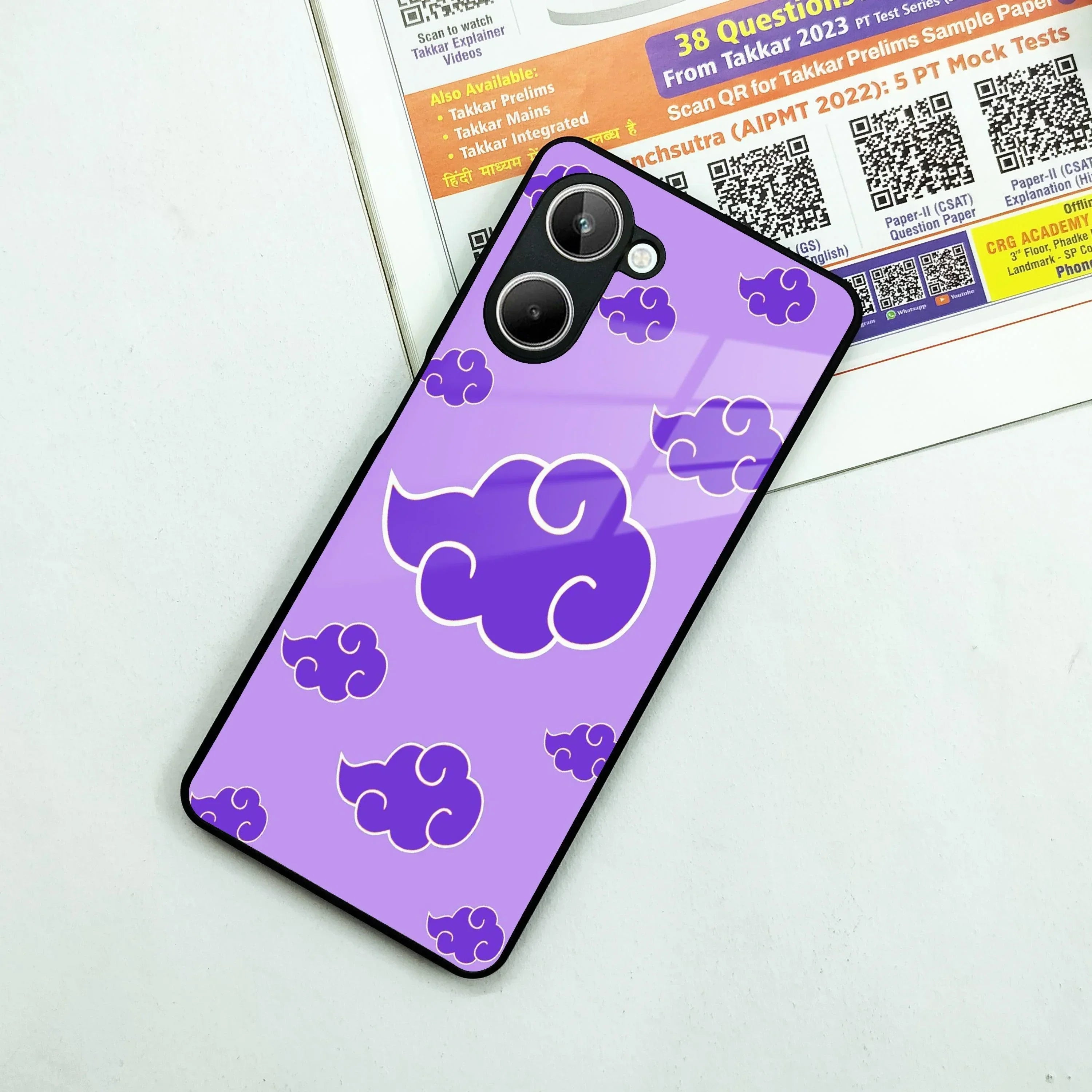 Purple Cloud Mobile Glass Phone Case Cover For Realme/Narzo - ShopOnCliQ