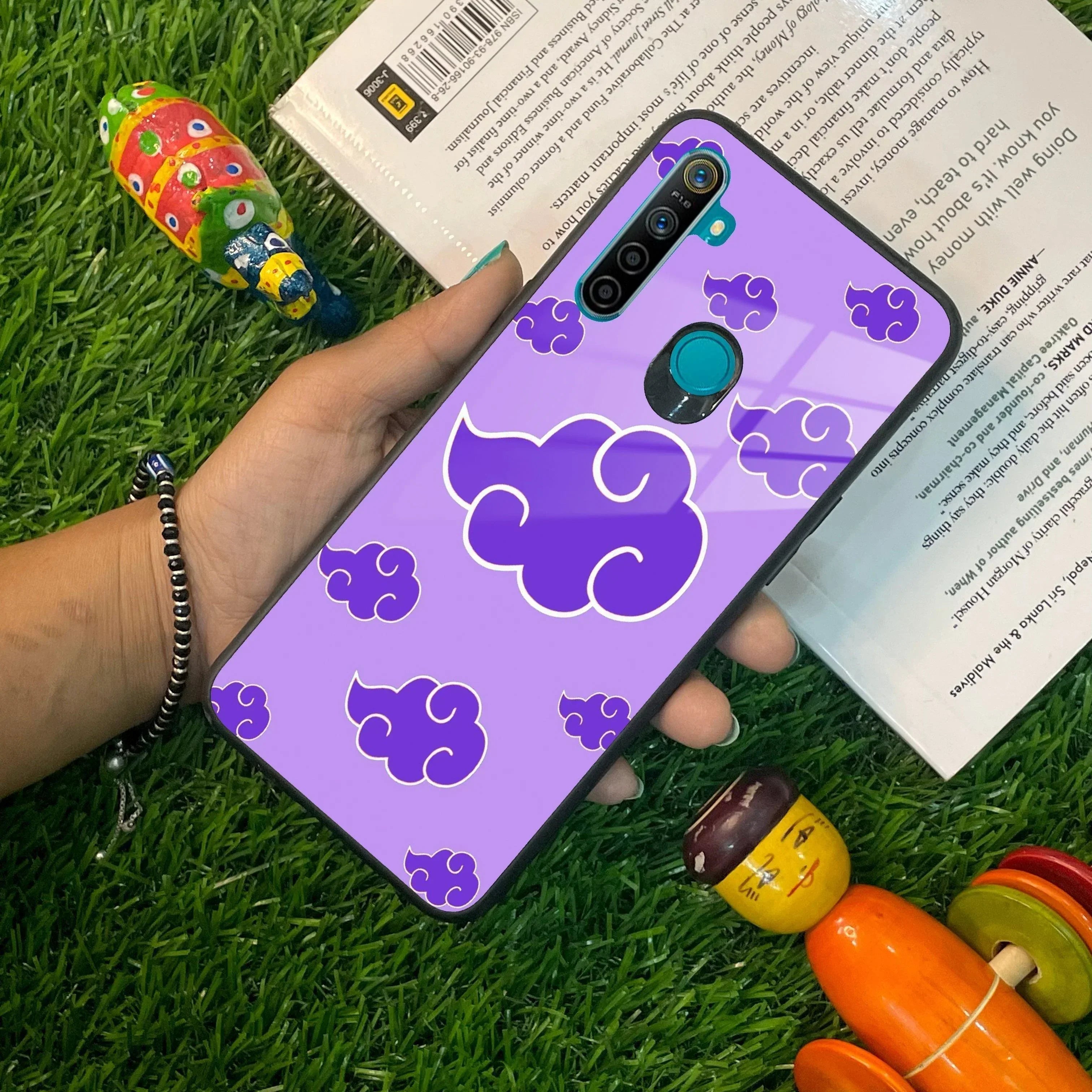 Purple Cloud Mobile Glass Phone Case Cover For Realme/Narzo - ShopOnCliQ