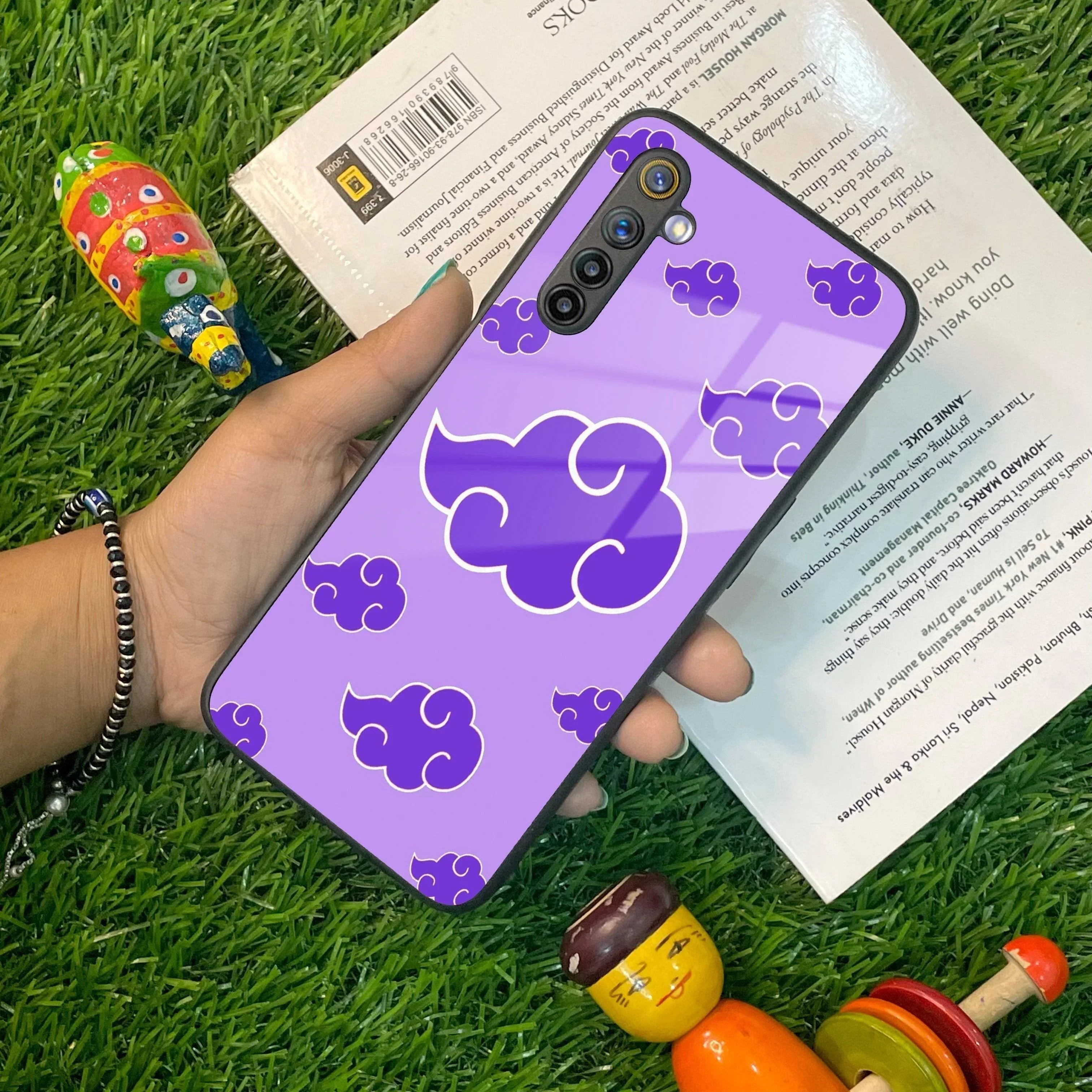 Purple Cloud Mobile Glass Phone Case Cover For Realme/Narzo - ShopOnCliQ