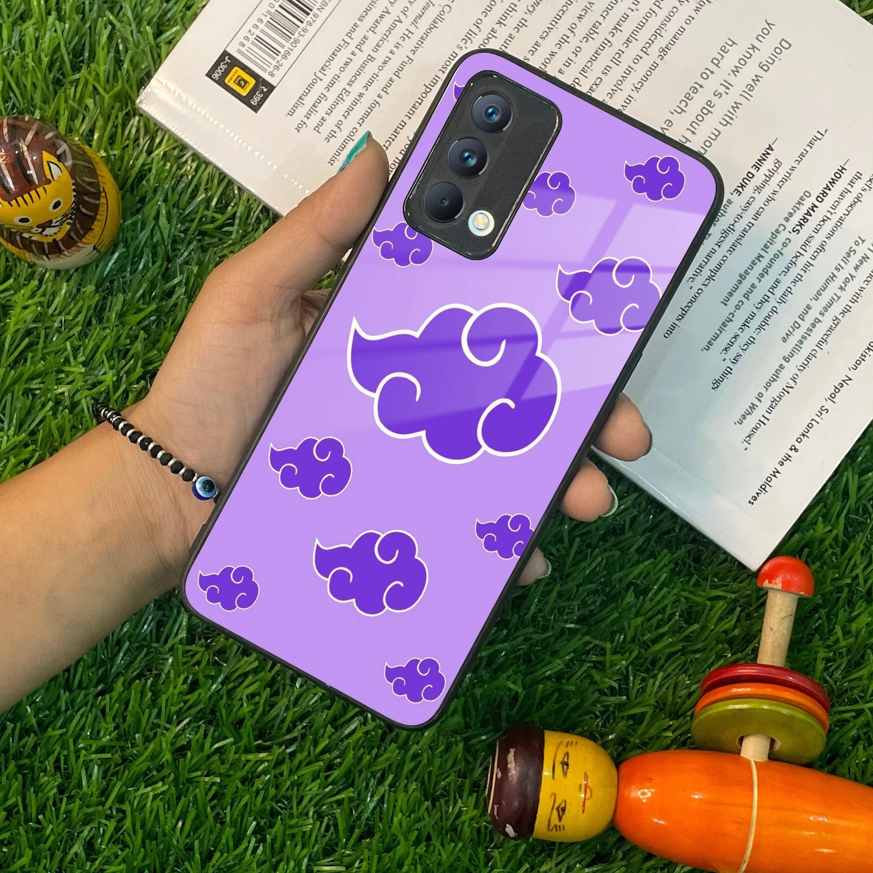 Purple Cloud Mobile Glass Phone Case Cover For Realme/Narzo - ShopOnCliQ